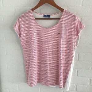 tbs Tennis Women’s Tee Short sleeve White/pink red Size S